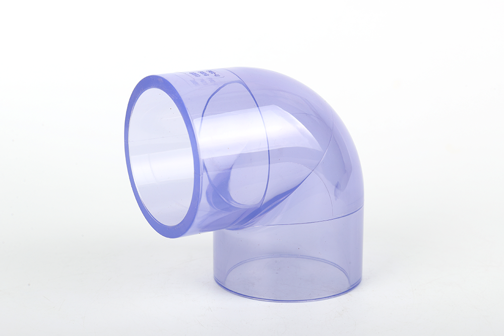 德安透明 90 度弯头